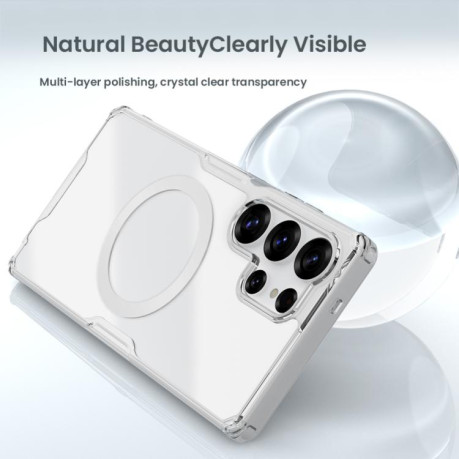 Чохол NILLKIN Ultra Clear Magsafe для Samsung Galaxy S25 Ultra 5G - прозорий