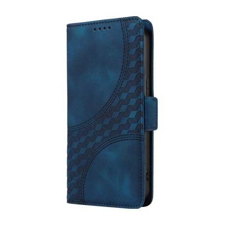 Чохол-книжка Embossed Rhombus Starry Leather для Xiaomi 14T Pro - синій
