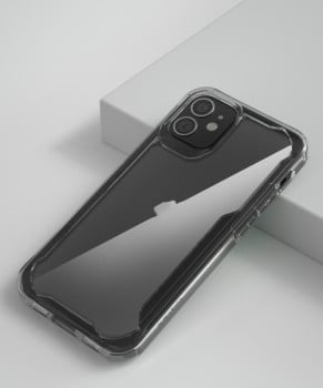 Противоударный чехол HMC Full Coverage на iPhone 12/12 Pro - прозрачный