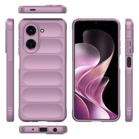 Силіконовий чохол Magic Flannel для Xiaomi Redmi A5 4G 171.7mm / Xiaomi Poco C71 4G - фіолетовий