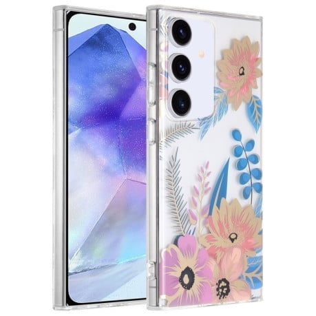 Чохол Dual-side Laminating IMD PC Hybrid TPU для Samsung Galaxy A55 - Lotus