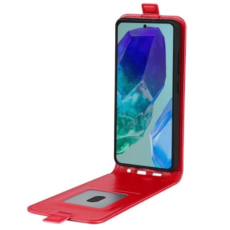 Фліп-чохол R64 Texture Single на Samsung Galaxy M55 5G - червоний
