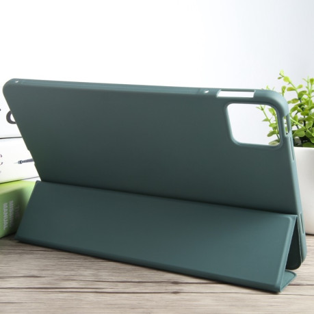 Чехол-книжка Litchi Texture для Xiaomi Pad 7 / Pad 7 Pro - зеленый