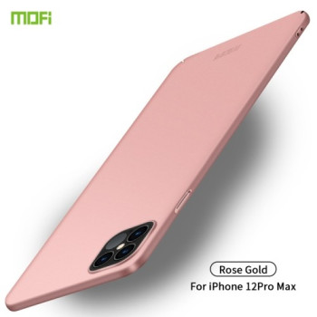 Ультратонкий чехол MOFI Frosted на iPhone 12 Pro Max - розовое золото
