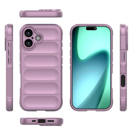 Силиконовый чехол Magic Flannel для iPhone 17 - фиолетовый
