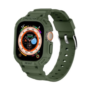 Ремінець JUNSUNMAY для Apple Watch Ultra 49mm - зелений