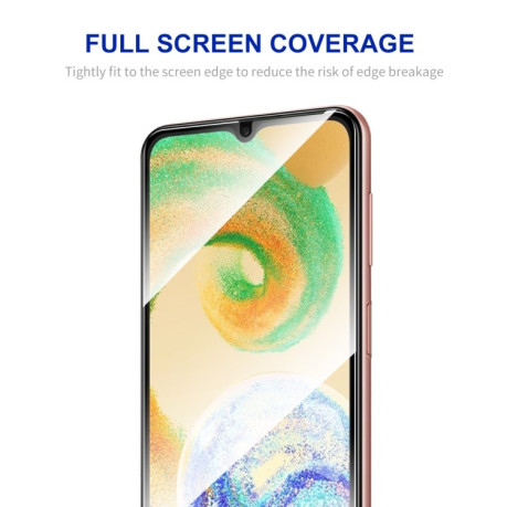 Захисне скло ENKAY Hat-prince Full Glue 0.26mm 9H 3D для Samsung Galaxy A04/A04s - чорне