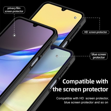 Чехол Armor Clear TPU Hybrid PC для Samsung Galaxy A16 5G - черный