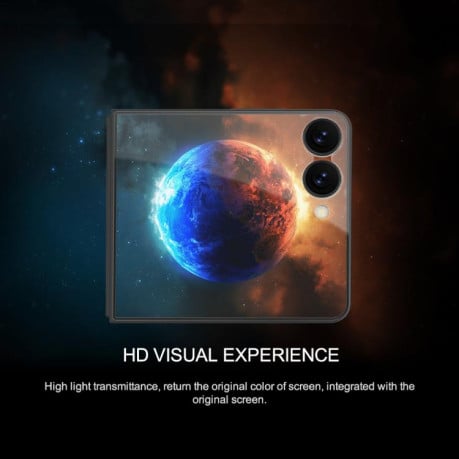 3D Защитное стекло NILLKIN CP+Pro 9H Explosion-proof на Samsung Galaxy Flip 7 5G - черное