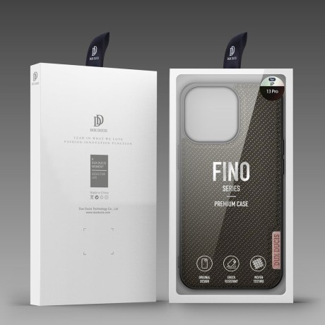 Противоударный чехол DUX DUCIS Fino Series на iPhone 13 Pro - зеленый