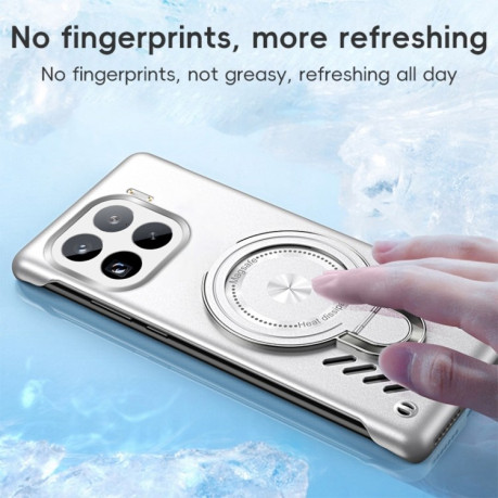 Протиударний чохол Ice Feeling Cooling MagSafe Magnetic для Xiaomi 15 Pro - чорний