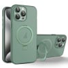 Протиударний чохол MagSafe Holder PC Hybrid для iPhone 15 Pro Max - зелений