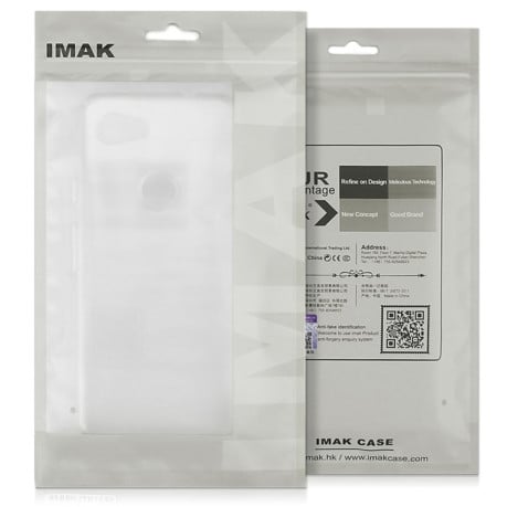 Противоударный чехол IMAK UX-5 Series на Xiaomi Redmi Poco C55/Redmi 12C/11A - прозрачный