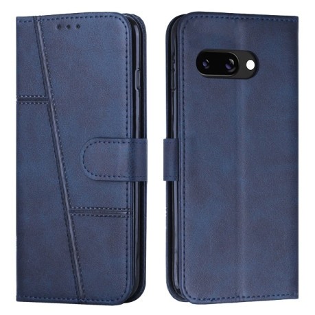 Чохол-книжка Stitching Calf Texture для Google Pixel 9a - синій