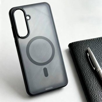 Чохол MagSafe Holder Armor гібрид на Samsung Galaxy A57 5G — матовий чорний
