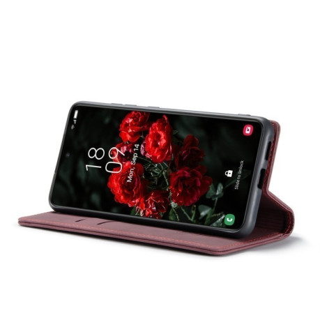 Чехол-книжка CaseMe-013 Multifunctional на Samsung Galaxy S24 FE 5G - красный