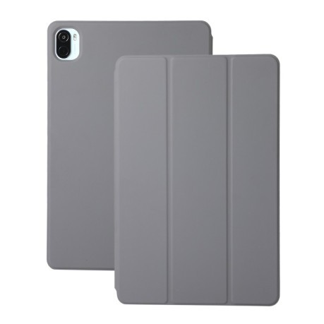 Магнітний чохол-книжка Solid Color Magnetic для Xiaomi Pad 5 / Pad 5 Pro - сірий