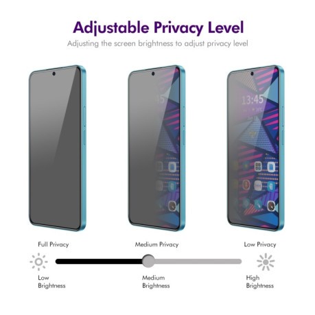 Захисне скло ENKAY 28 Degree Privacy Screen для Samsung Galaxy M55 5G - чорне