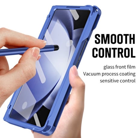 Протиударний чохол Diamond Case-film Integral Hinge Shockproof для Samsung Galaxy Fold 6 5G - синій