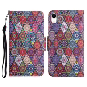Чохол-книжка Painted Pattern для iPhone XR - Prismatic Kaleidoscope