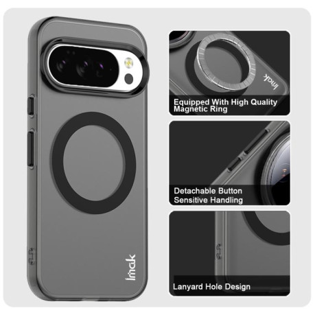 Протиударний чохол IMAK Candy Series Shockproof MagSafe для Google Pixel 10 Pro XL - чорний