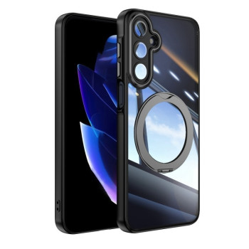 Противоударный чехол MagSafe Acrylic Hybrid для Samsung Galaxy A16 5G - черный