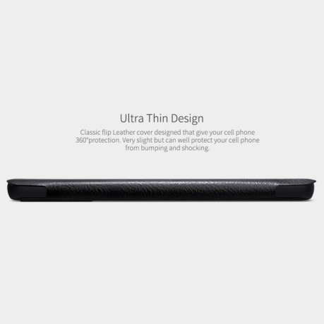 Шкіряний чохол-книжка Nillkin Qin Series для Xiaomi Mi 11 - чорний
