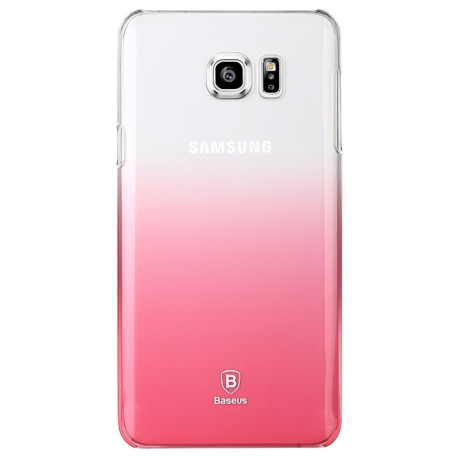 Прозорий Чохол Baseus Pink Black для Samsung Galaxy Note 5