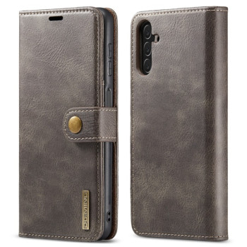 Кожаный чехол-книжка DG.MING Crazy Horse Texture на Samsung Galaxy A04s/A13 5G - серый