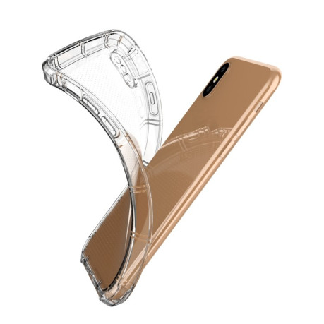 Противоударный чехол Straight Edge Dual для iPhone XS Max - прозрачный