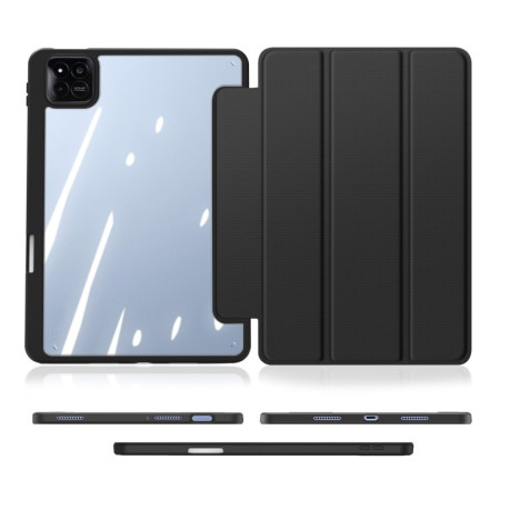 Противоударный чехол-книжка DUX DUCIS TOBY Series Antiskid Leather для Xiaomi Pad 7 / 7 Pro - черный