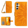 Чехол-книжка Skin Feel Sun Flower для Samsung Galaxy M14 5G - желтый