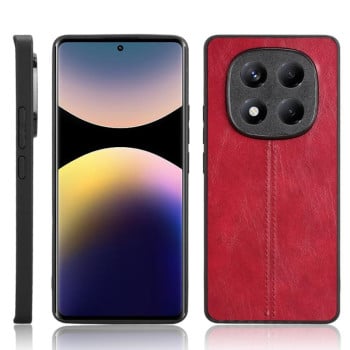 Ударозащитный чехол Sewing Cow Pattern для Redmi Note 14 Pro 4G - красный