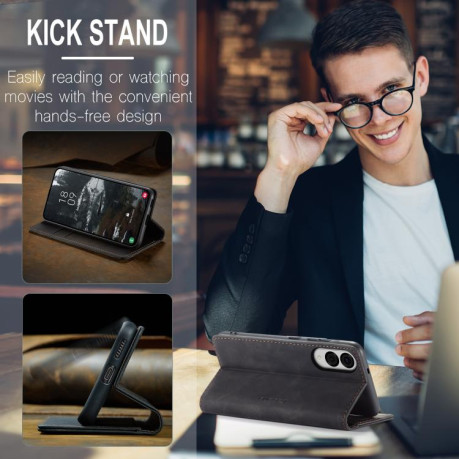 Чохол-книжка CaseMe-013 Multifunctional для Samsung Galaxy S25 Edge 5G - чорний