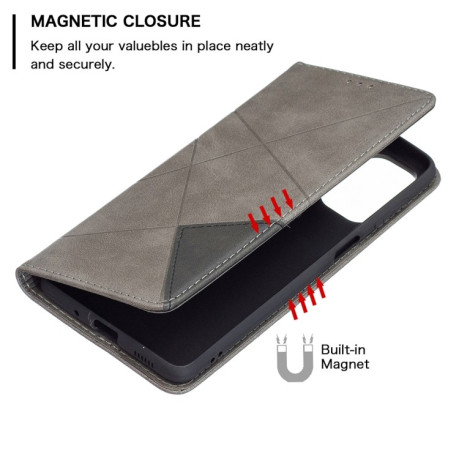 Чехол-книжка Rhombus Texture для Samsung Galaxy M52 5G - серый