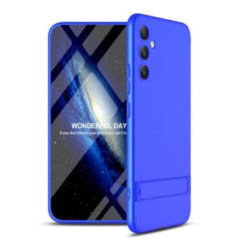 Противоударный чехол GKK Three Stage Splicing на Samsung Galaxy A34 5G - синий