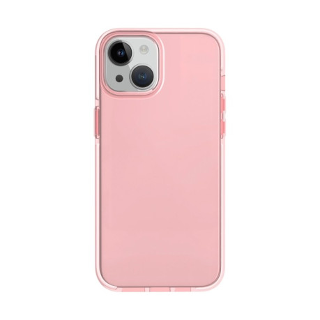 Протиударний чохол Two-color Shockproof для iPhone 15 Plus-рожевий