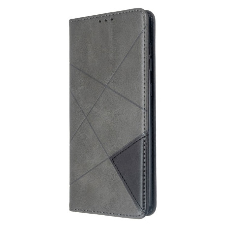 Чохол-книжка Rhombus Texture на Samsung Galaxy A71 / А715 - сірий