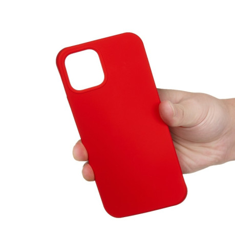 Силіконовий чохол Solid Color Liquid Silicone для iPhone 15 - червоний