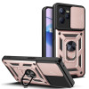 Противоударный чехол Camera Sliding для Realme C35 - розовое золото