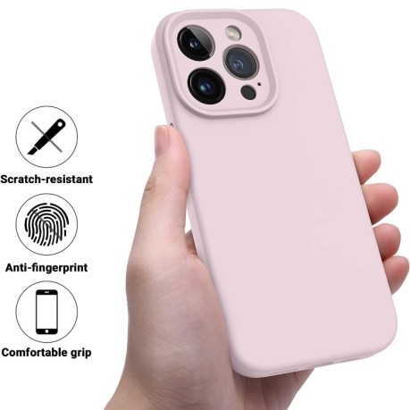 Противоударный чехол LK MagSafe Magnetic Silicone для iPhone 15 Pro Max - розовый