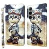 Чохол-книжка 3D Painting для Samsung Galaxy S24 FE 5G - Cat