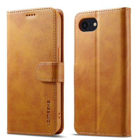 Чохол книжка LC IMEEKE Calf Texture на iPhone 16e - жовтий