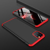 Противоударный чехол GKK Three Stage Splicing на iPhone 11 Pro Max - черно-красный