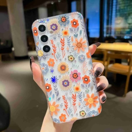 Протиударний чохол Electroplated Symphony для Samsung Galaxy S24+ 5G - Chrysanthemum