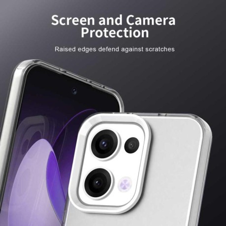 Противоударный чехол Candy Series для OPPO Reno13 5G Global - белый