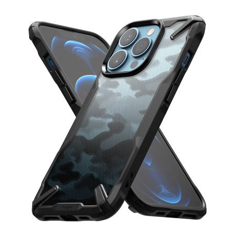 Оригинальный чехол Ringke Fusion X Design durable на iPhone 13 Pro Max - Camo black