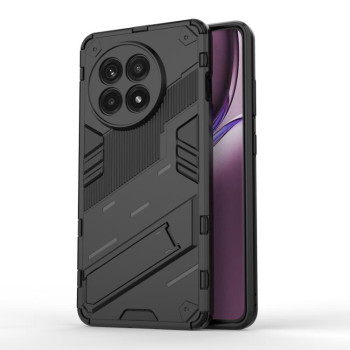 Противоударный чехол Punk Armor с подставкой на OnePlus 13R/Ace 5/Ace 5 Pro - черный