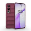 Силіконовий чохол Magic Flannel для OnePlus Ace 3V – винно-червоний