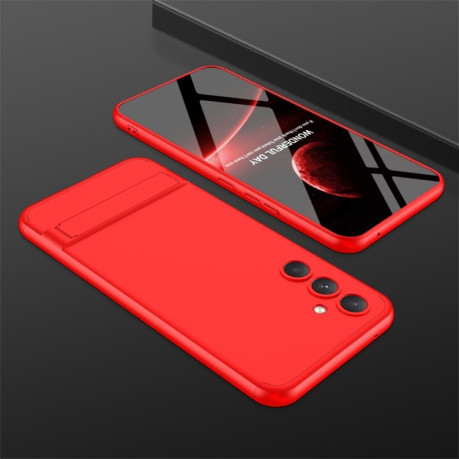 Противоударный чехол GKK Three Stage Splicing на Samsung Galaxy S23 FE 5G - красный